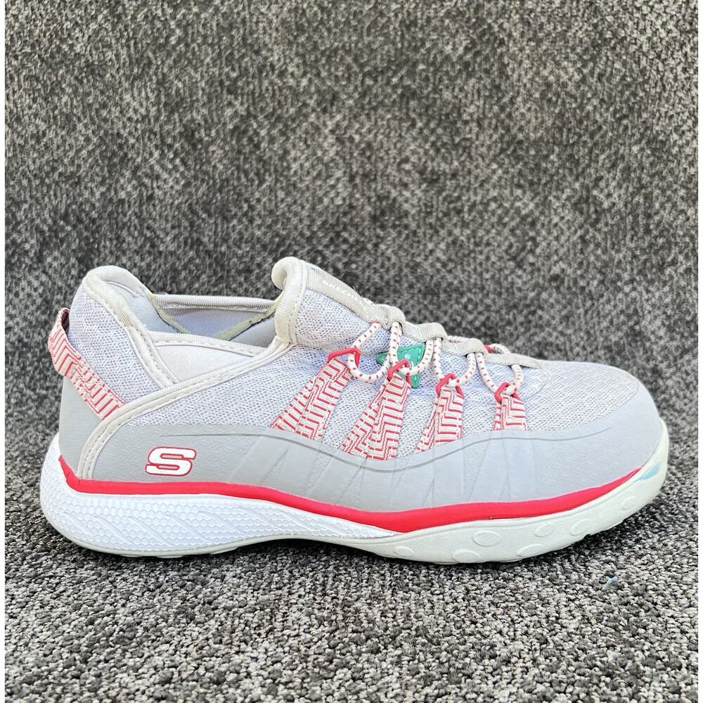 Skechers Work Shoes Steel Toe & Plate Slip-On Low Cut Slip Resistant Women's 6.5